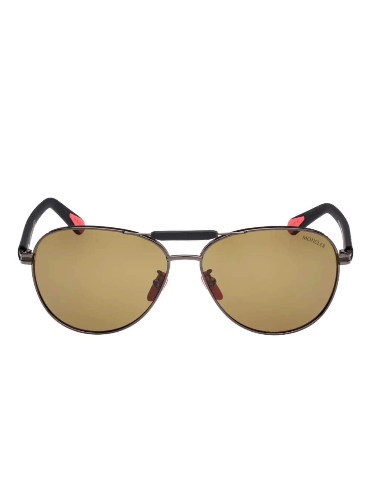 

Солнцезащитные очки с логотипом Moncler Eyewear, черный