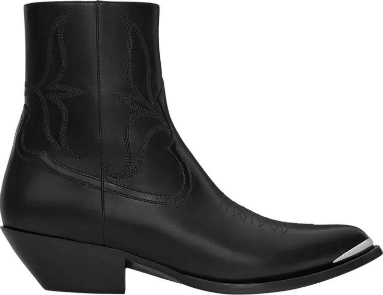 

Кроссовки CELINE Leon Zipped Boot Metal Toe 'Black', черный