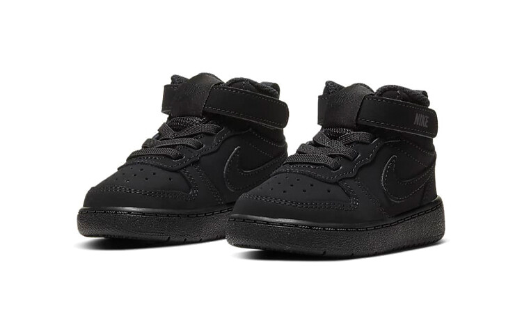 Кроссовки Nike Court Borough 2 Toddler Shoes TD High-top Black — фото 3