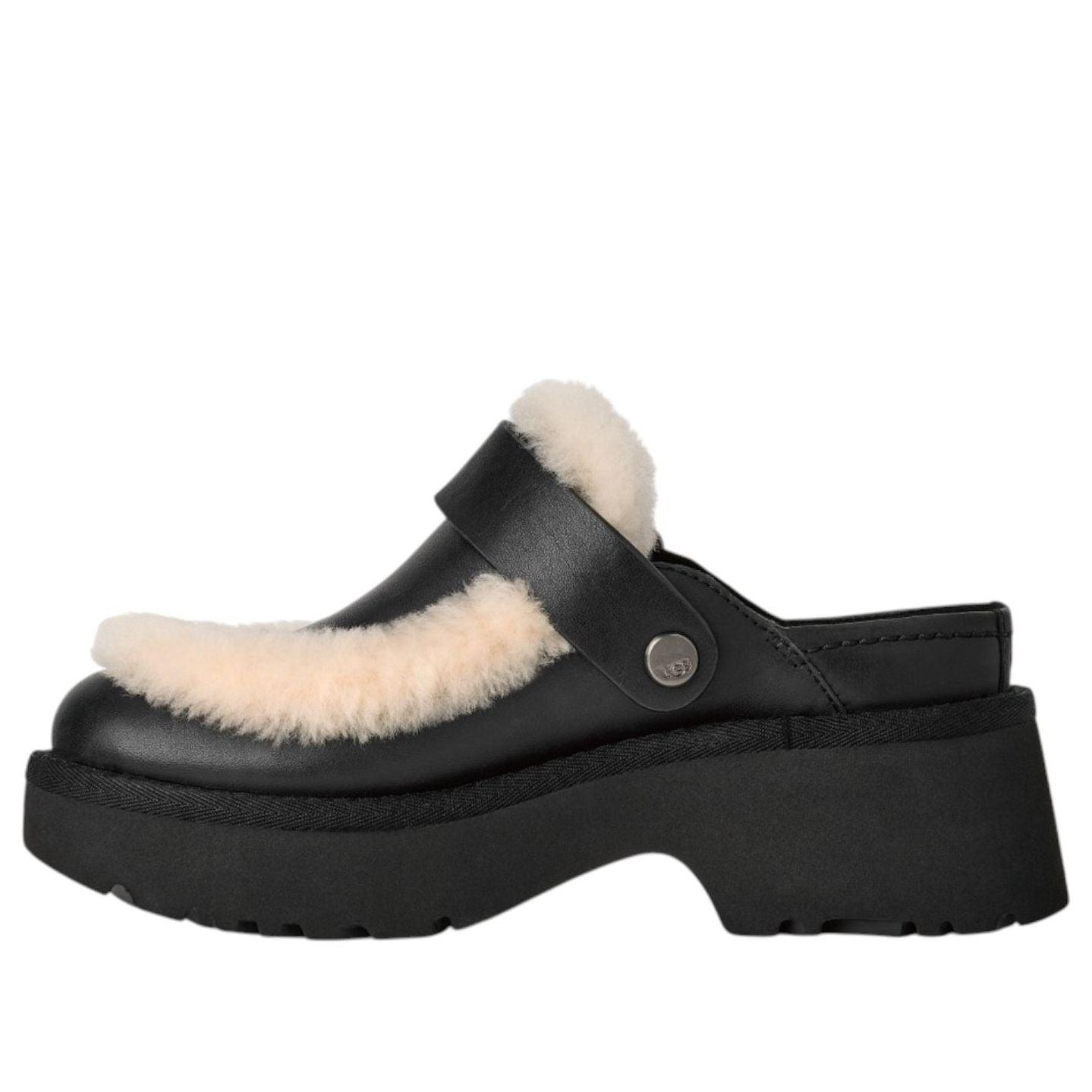 Сабо (WMNS) UGG Esmee Leather Clog Mules 'Black'