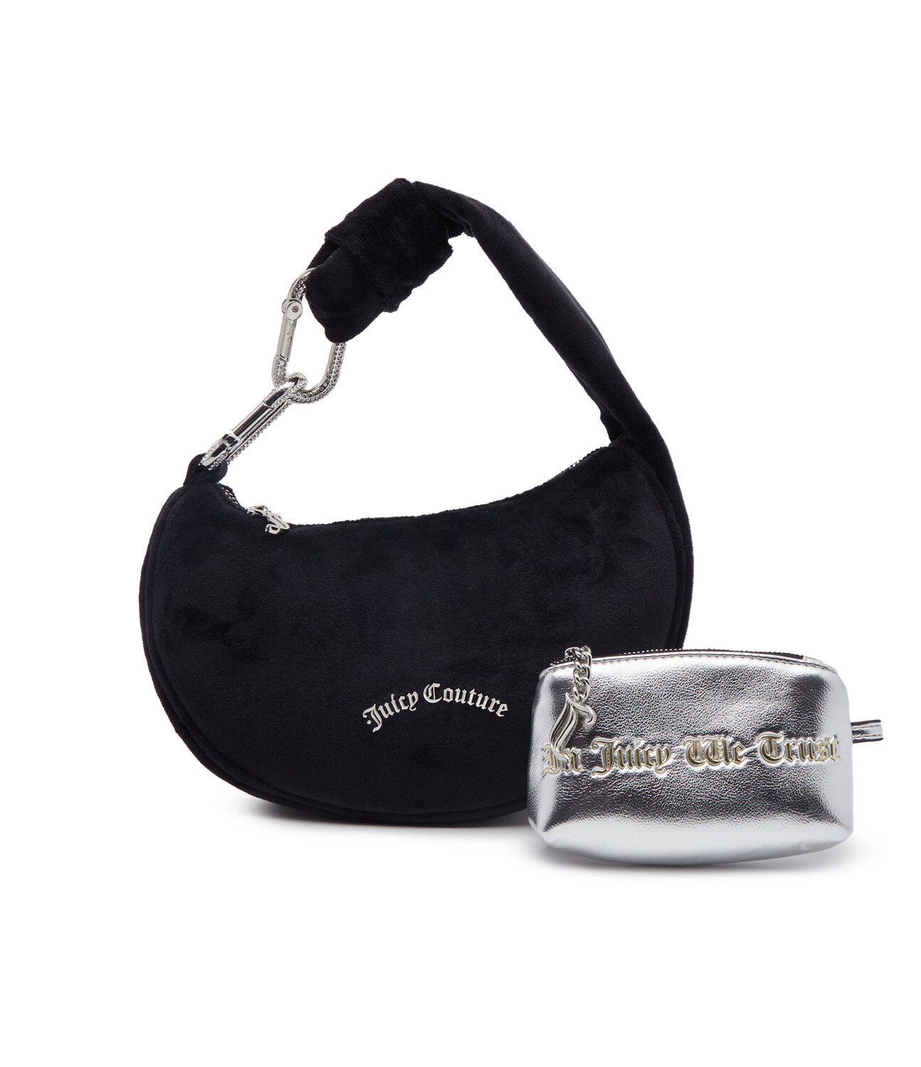 

Сумка-хобо Juicy Couture + marsupio Blossom Small, черный
