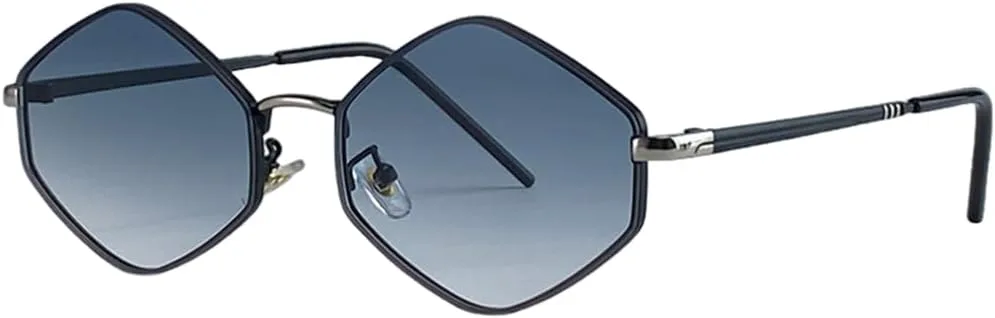 

Модные солнцезащитные очки для женщин и мужчин, роскошные винтажные панк-очки, солнцезащитные очки с защитой от УФ-излучения UV400 TOIPASTN, C6gradientgreengray