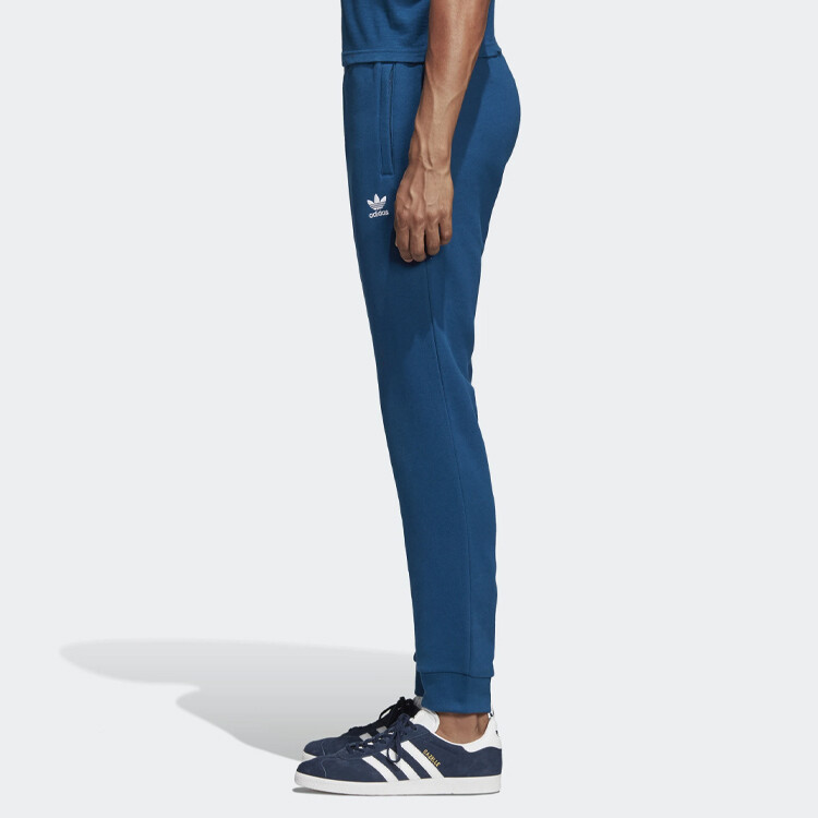 Трикотажные спортивные штаны мужские темно-синие Adidas Originals, синий — фото 4