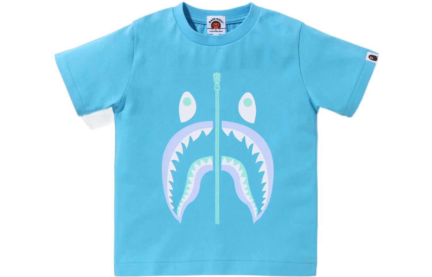 Детская футболка A Bathing Ape, зеленый