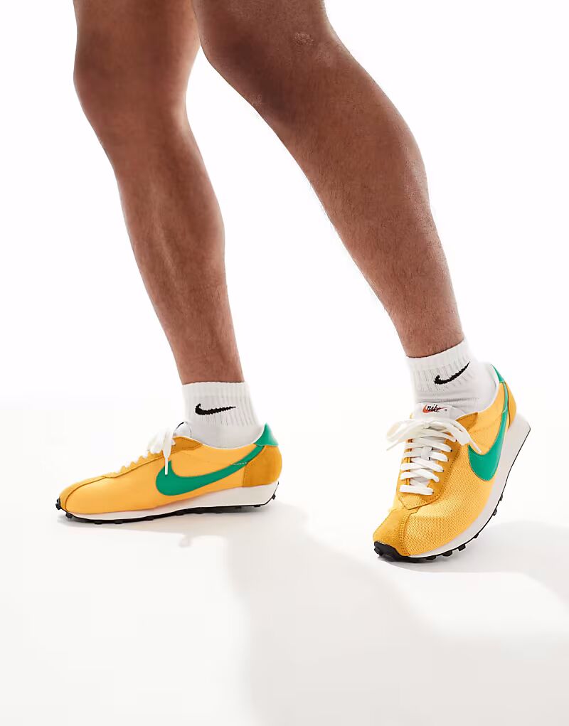 

Кроссовки Nike LD-1000 оранжевого и зеленого цвета