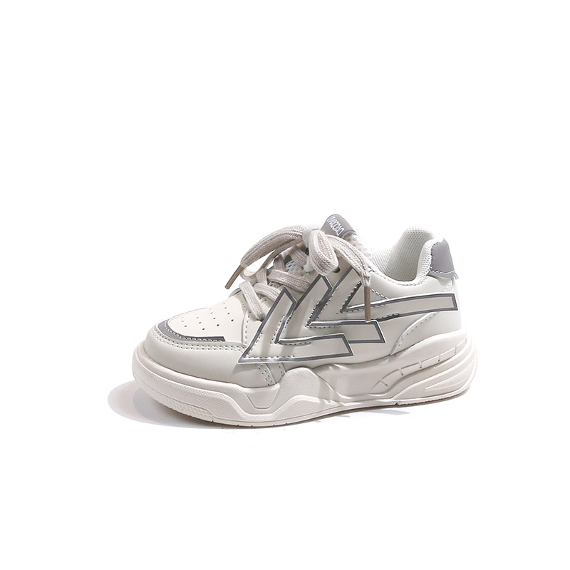 

Детские кроссовки для скейтбординга с противоскользящей подошвой, износостойкие, дышащие Wooden Rabbit, белый