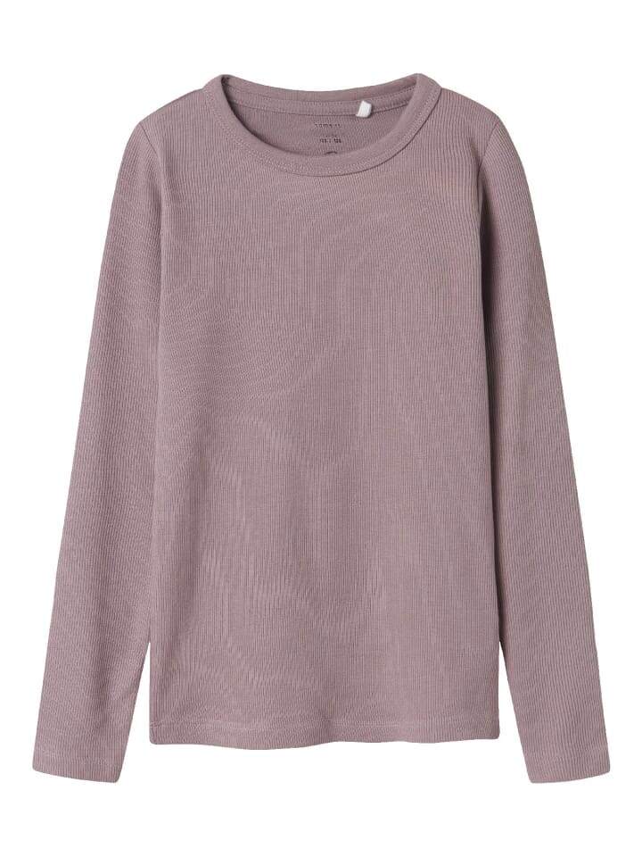 

Футболка name it Langarmshirt NKFNAKAL LS TOP, цвет elderberry