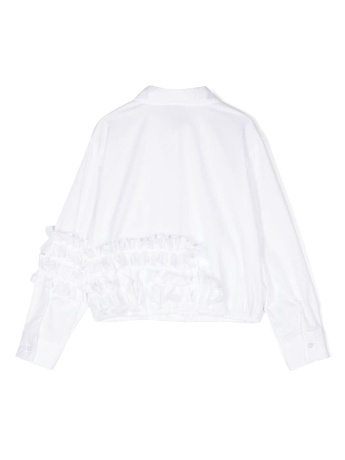 

MSGM Kids поплиновая рубашка, белый