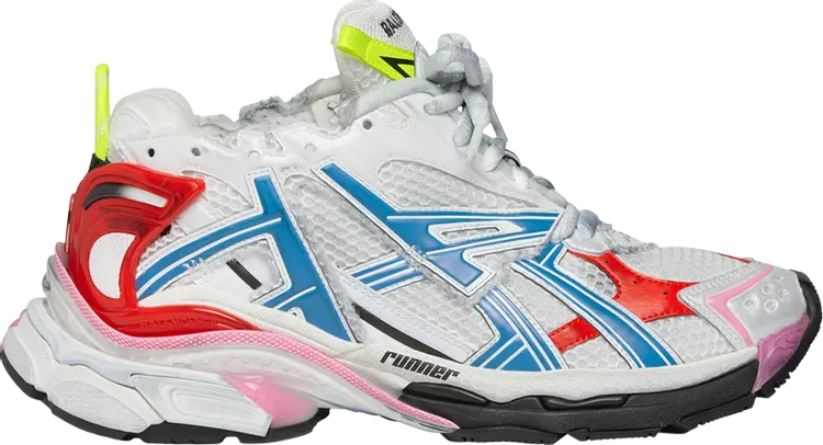 Кроссовки Balenciaga Wmns Runner Sneaker 'White Multi-Color', белый