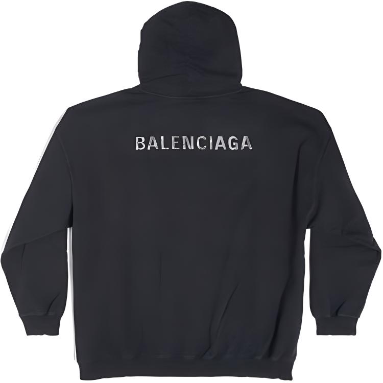 

Толстовка женская Balenciaga, черный / серебряный