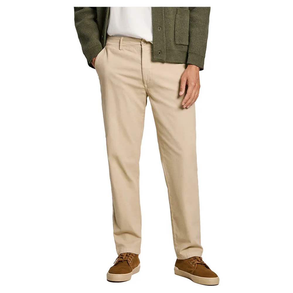 

Брюки чинос Pepe Jeans Canvas, бежевый