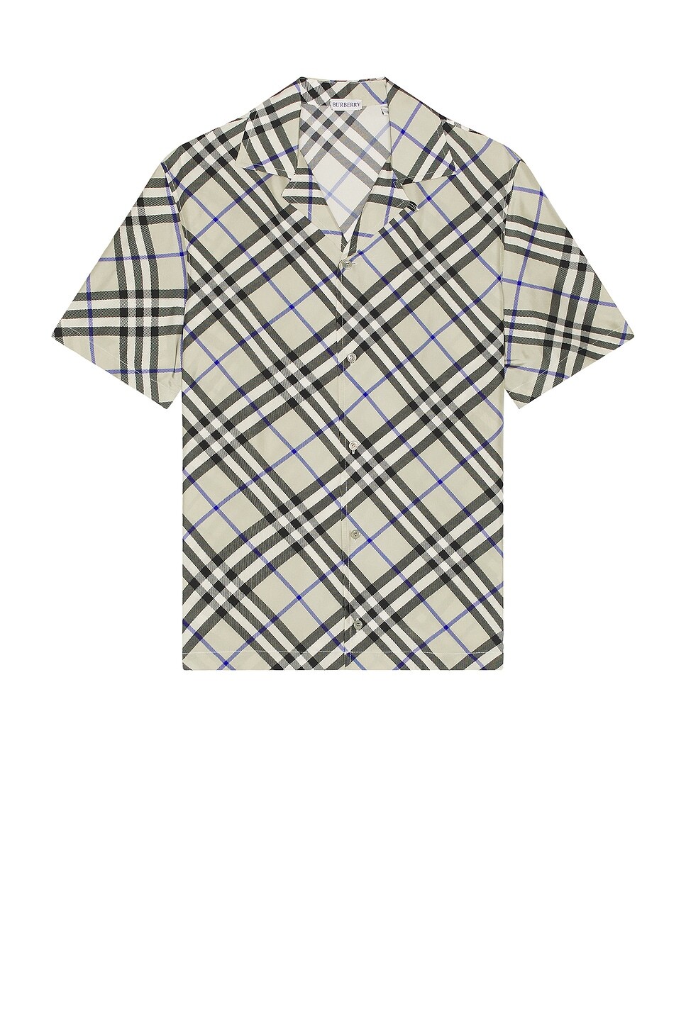 

Рубашка в клетку Burberry, цвет Lichen