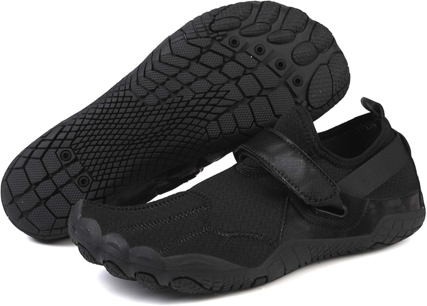 

Женские и мужские водные туфли, дренажная подошва, легкие, дышащие, быстросохнущие сетчатые пляжные туфли, для прогулок, рыбалки, парусного спорта, походов, для дома и улицы, амфибийные кроссовки (для взрослых/детей постарше) Vtiao, черный