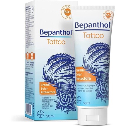

Крем Tattoo Sun Cream 50 Защита от солнца для татуировок SPF50 50 мл Bepanthol