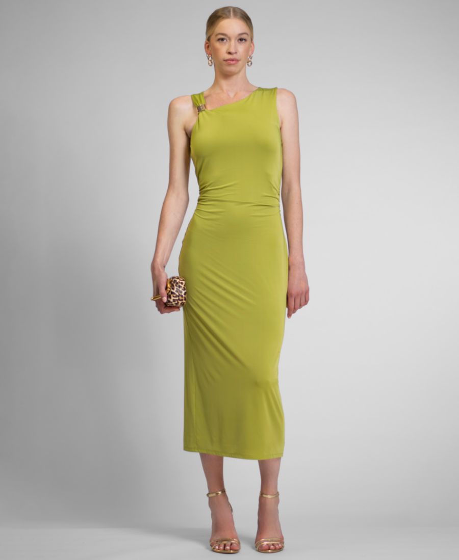 

Женское миди-платье на одно плечо RACHEL Rachel Roy, Bright Green