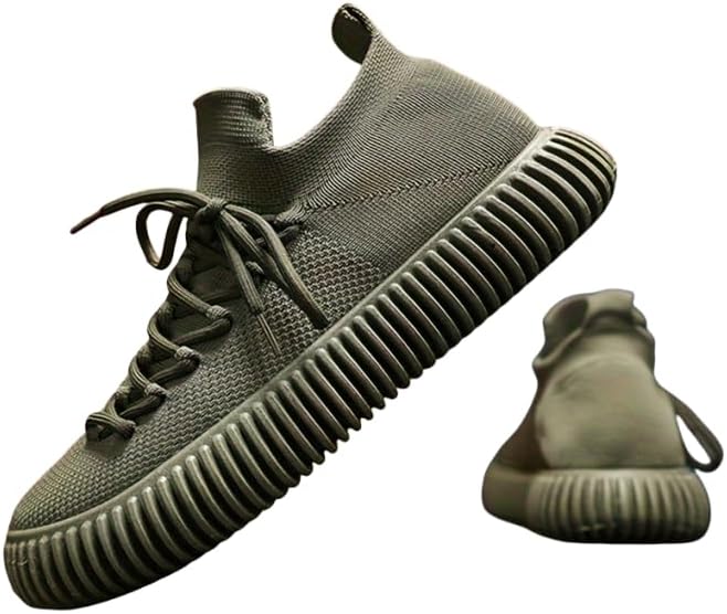 

Дышащие слипоны-носки для мужчин - удобные нескользящие кеды для активного отдыха на улице Azttoztto, зеленый