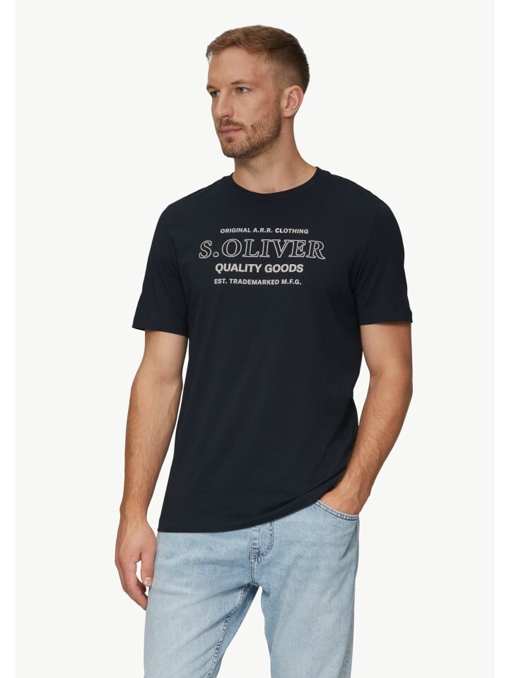 

Футболка sOliver kurzarm, синий