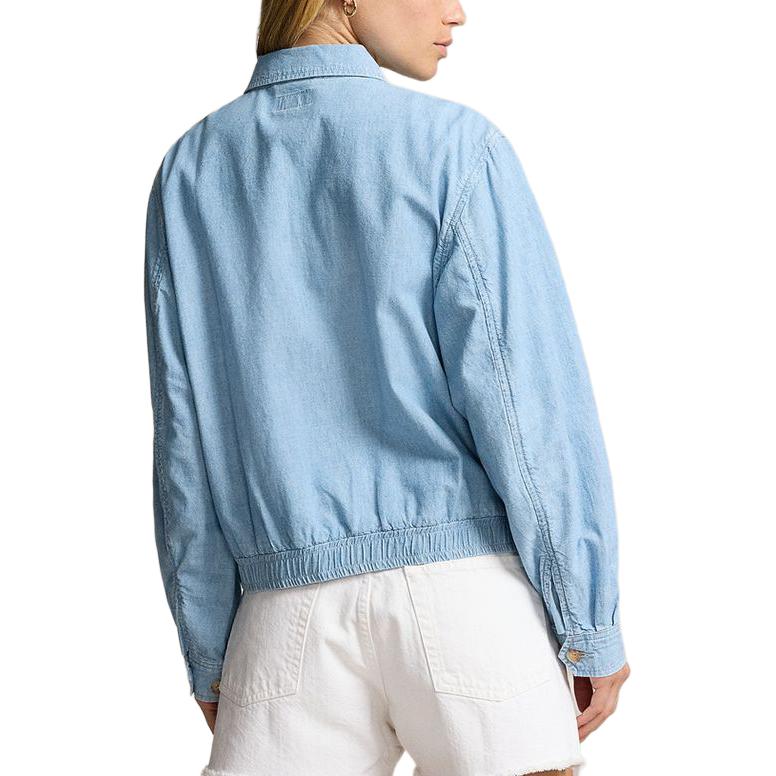 Ветровка из шамбре 'Blue' Polo Ralph Lauren — фото 4