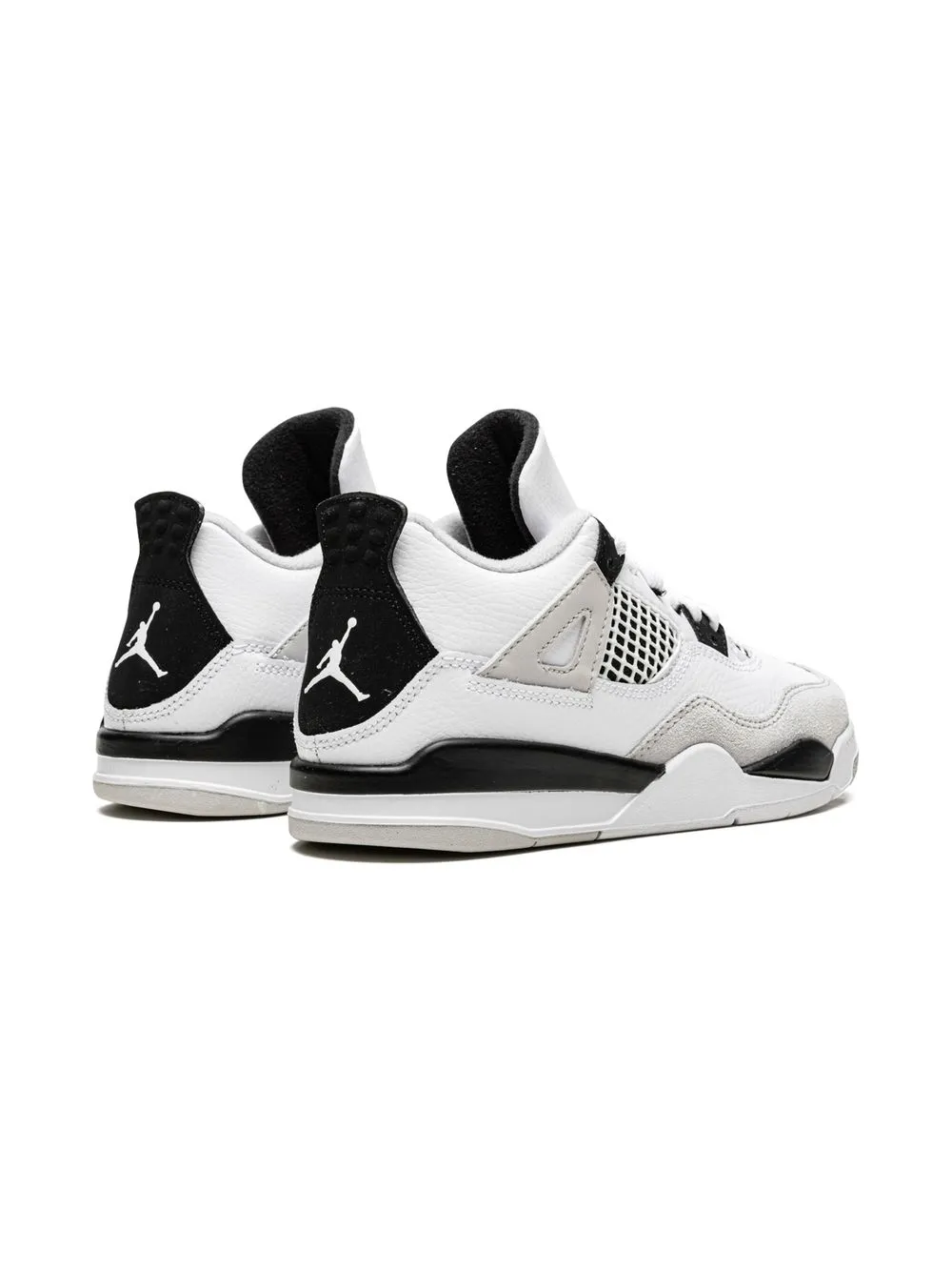 Кроссовки Air Jordan 4 Retro Military Black Jordan Kids, белый — фото 3