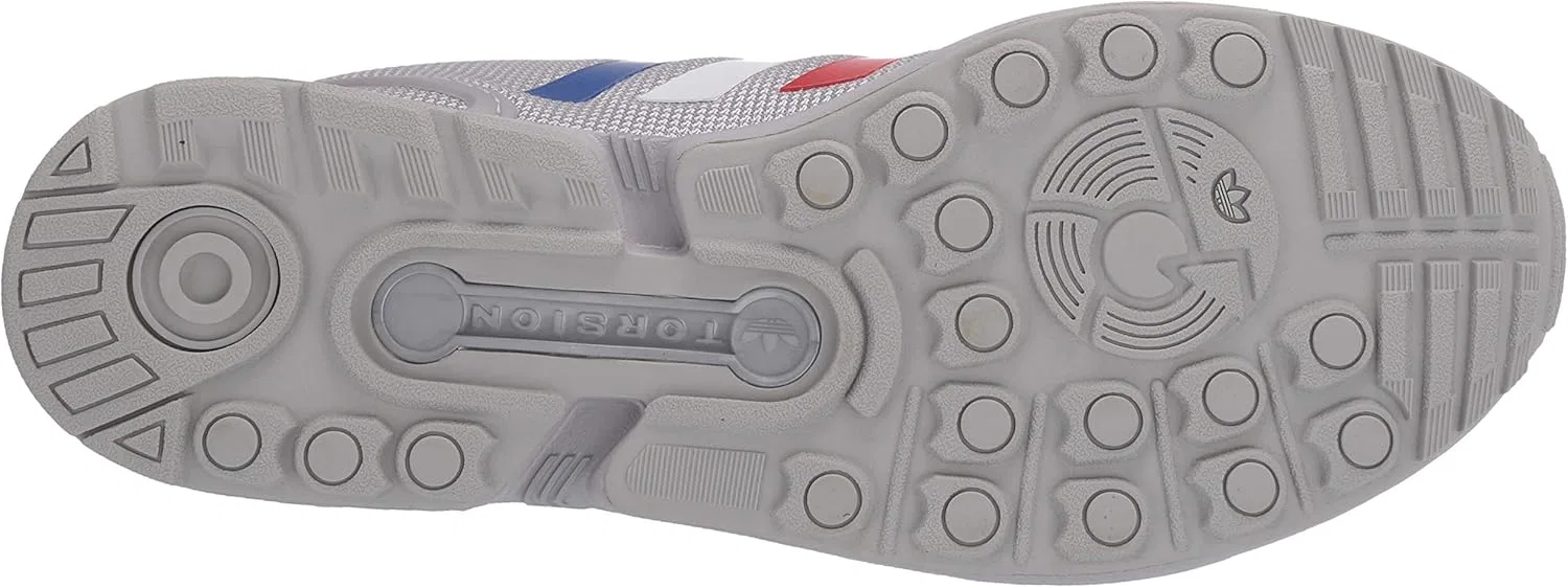 Мужские кроссовки Adidas Originals Zx Flux, 2-Grey Ftwr White Team Royal Blue — фото 4