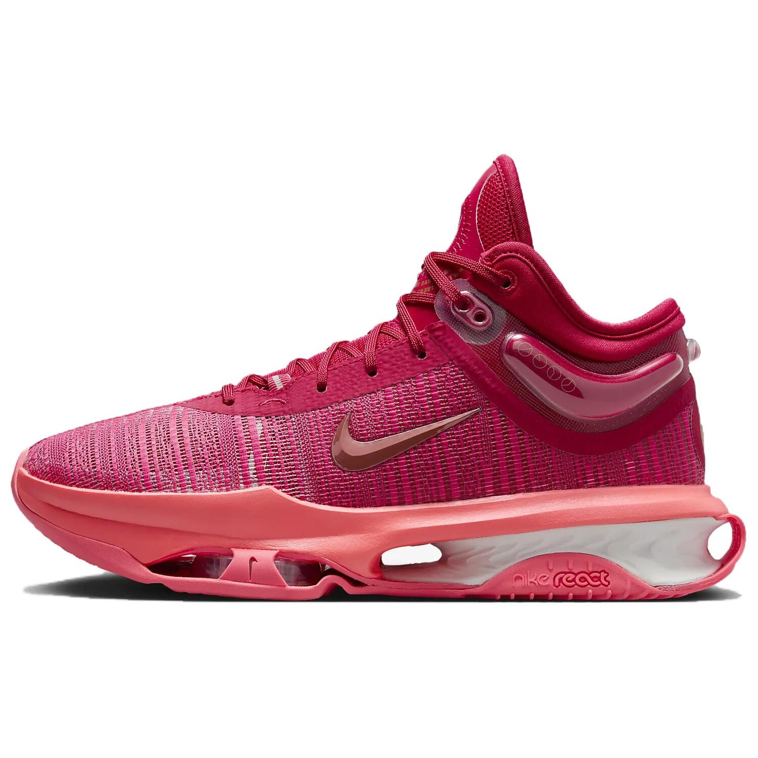 

Баскетбольные кроссовки Air Zoom G.T. Jump 2 Basketball Shoes Men Mid-Top Red/pink/white Nike