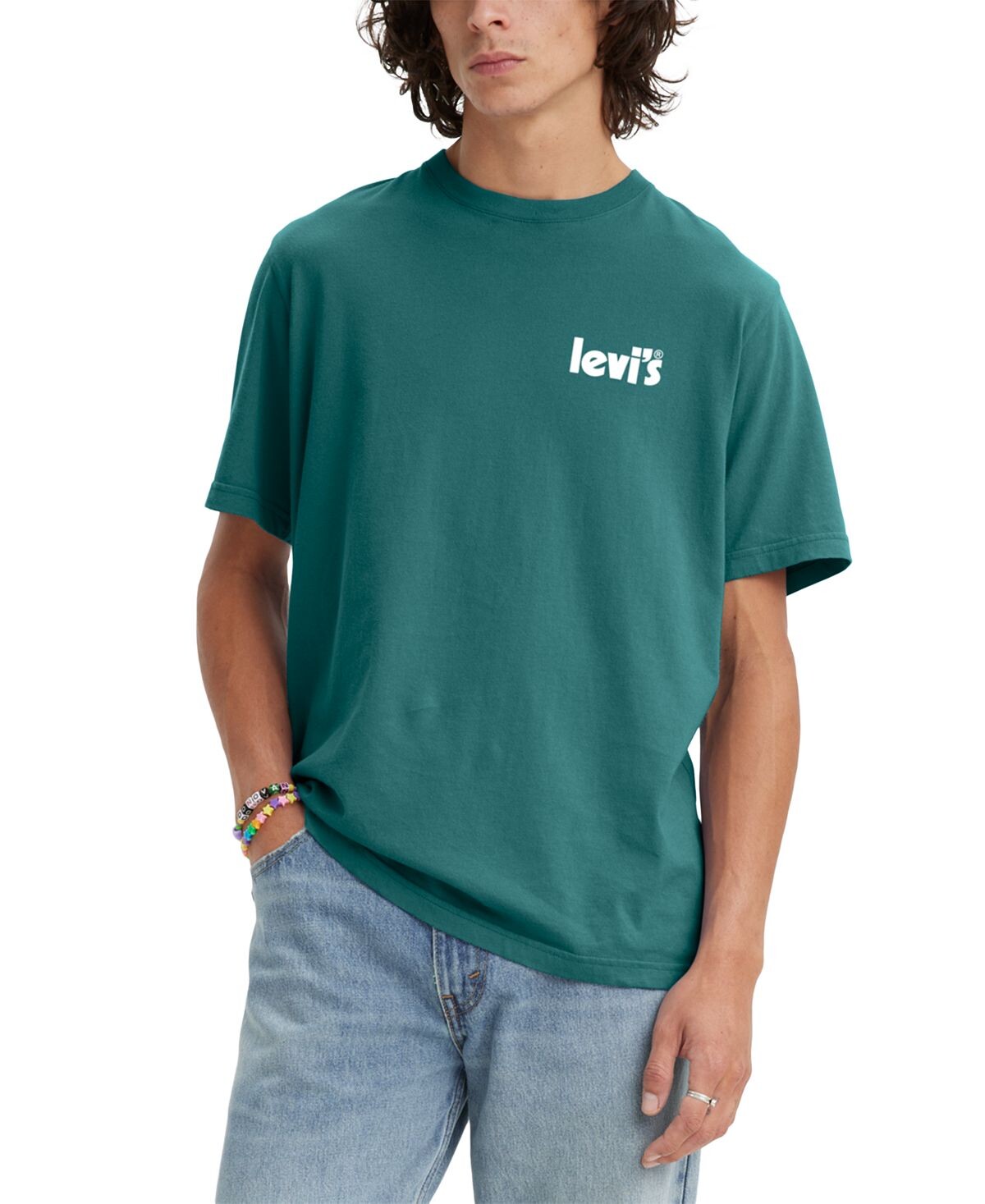 

Мужские свободные футболки с рисунком Levi's