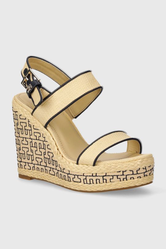 

Сандалии PLATFORM TH MONO RAFIA WEDGE Tommy Hilfiger, бежевый