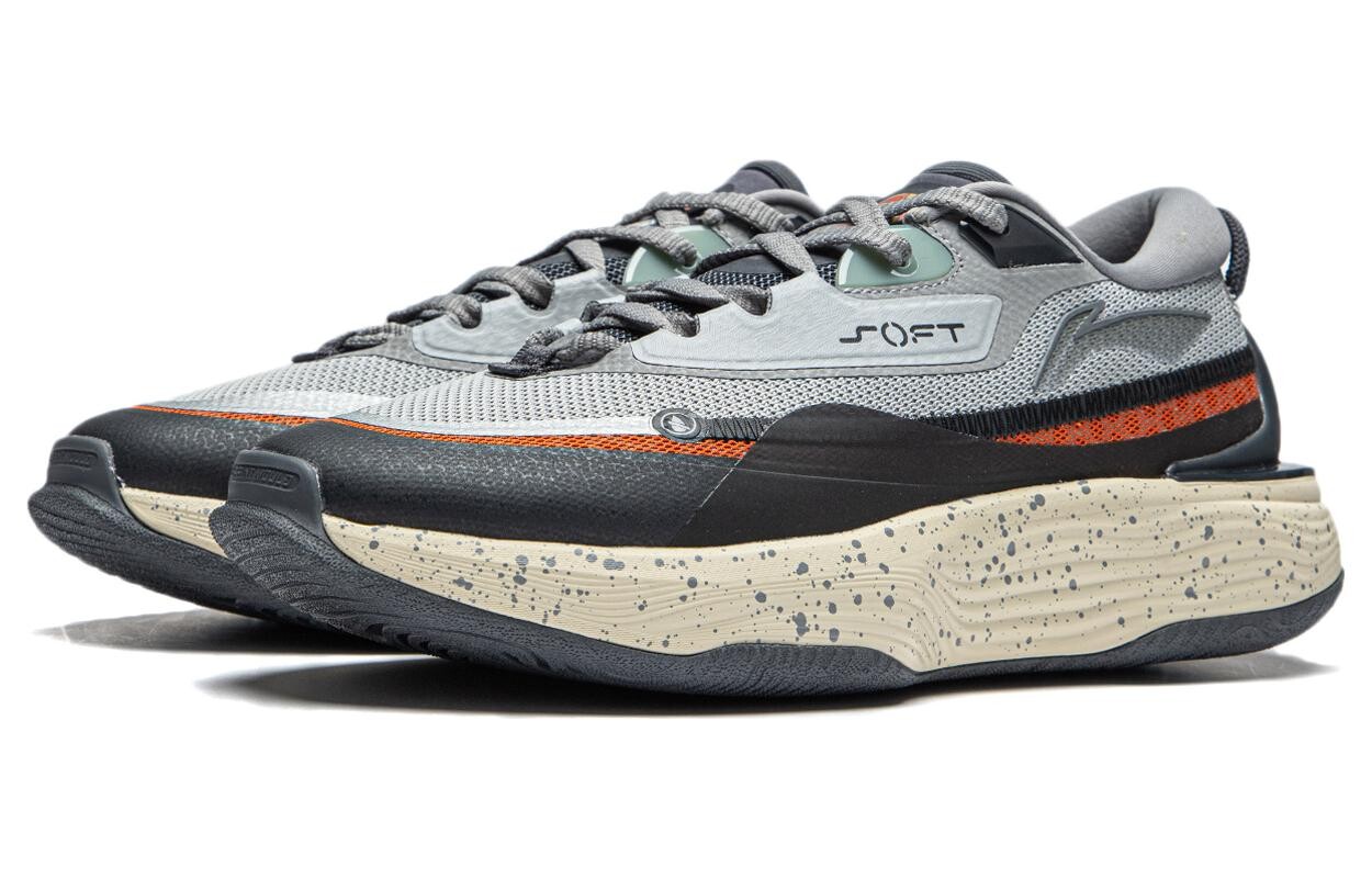 Кроссовки LINING SOFT WARM Lifestyle Shoes Men Low-top, серый — фото 3