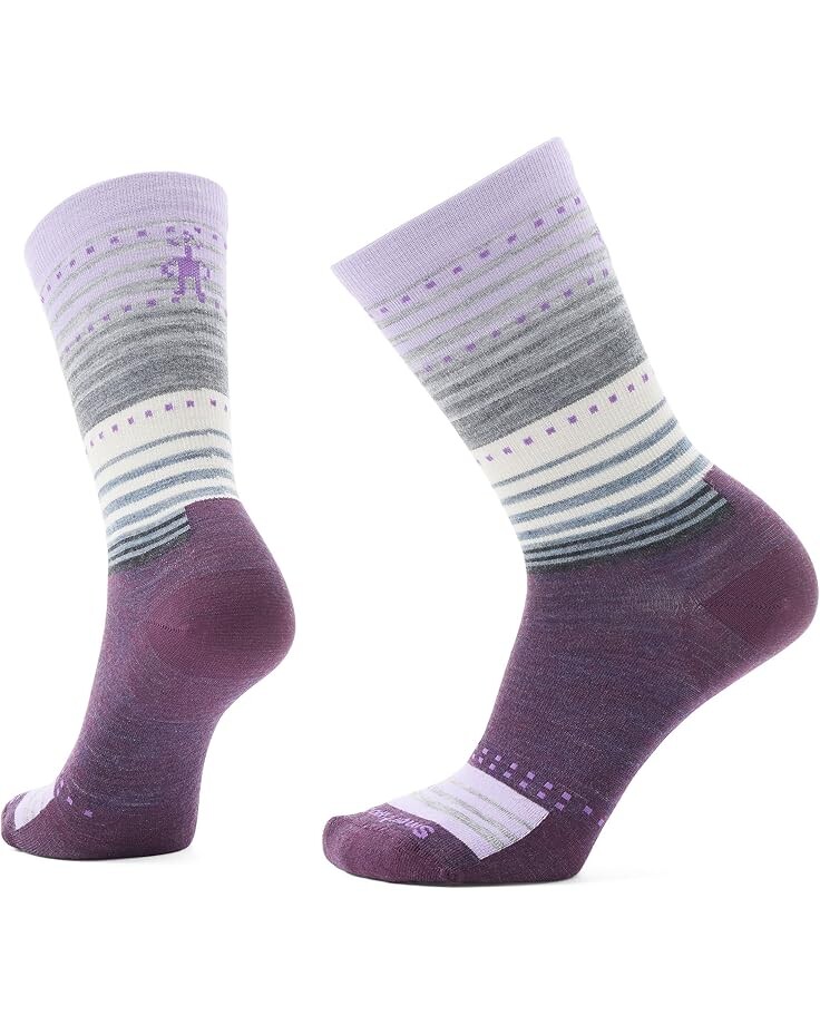 

Носки Unisex Smartwool Everyday Stitch Stripe Crew Socks, цвет Ultra Violet