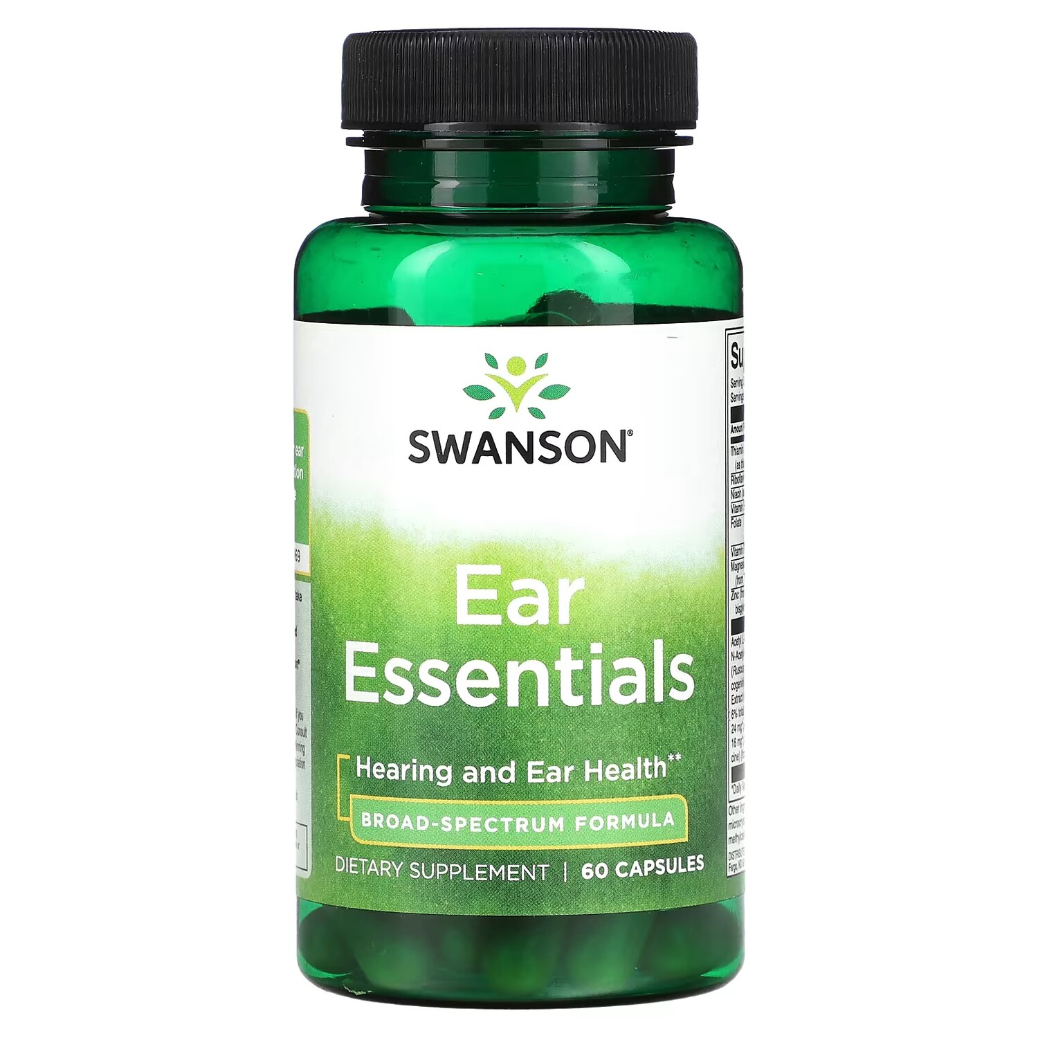 

Добавка Swanson Ear Essentials, 60 капсул