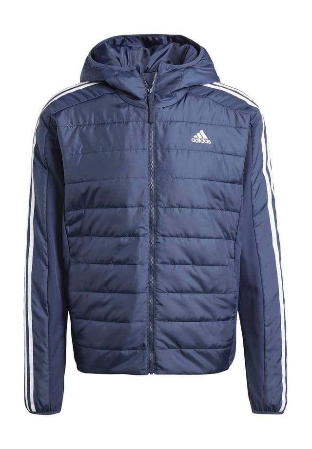

Стеганая куртка с капюшоном и воротником-стойкой Adidas, цвет legink