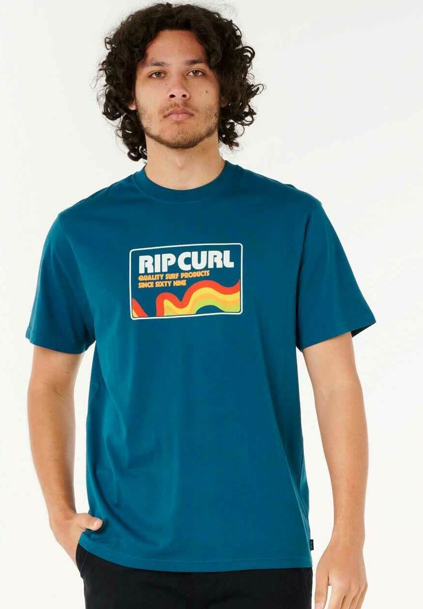 

Футболка с принтом SURF REVIVAL SWIRL Rip Curl, синий