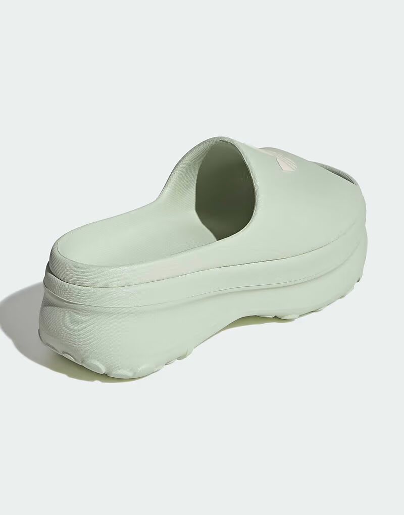 Кроссовки Adidas Originals Adifom Stan в цвете «льняной зеленый» / «чудо-белый» / — фото 3
