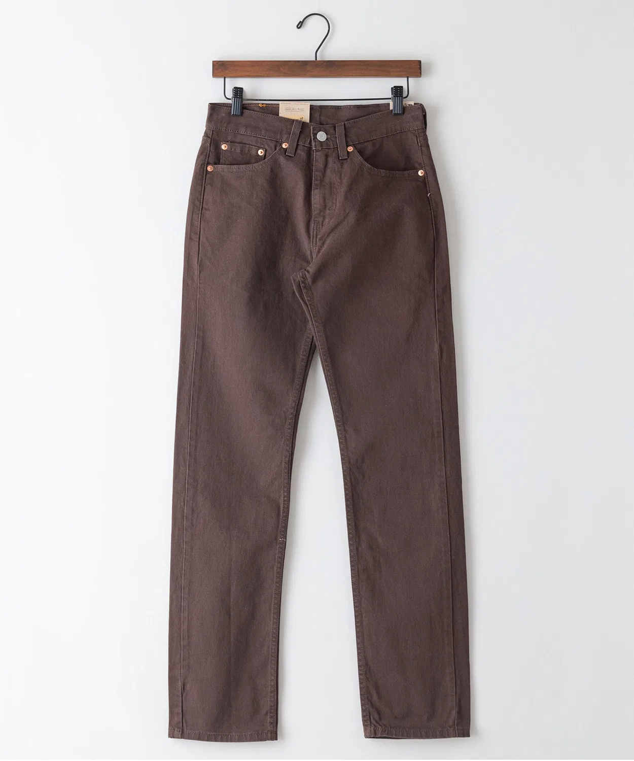 Джинсы Levi's 505 Regular Straight Stretch Color Pants, черный — фото 2