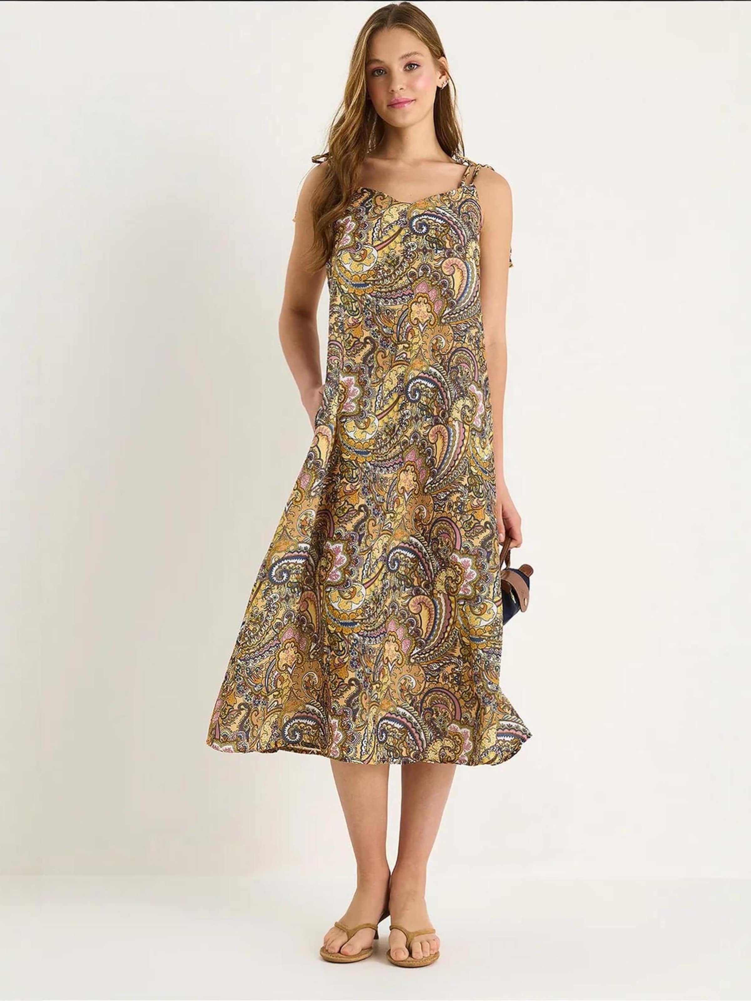 

Bianco Lucci Летнее платье желтого цвета