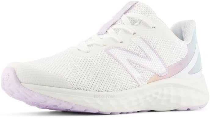 

Кроссовки New Balance Unisex-Child Fresh Foam Arishi V4 с шнуровкой, белый