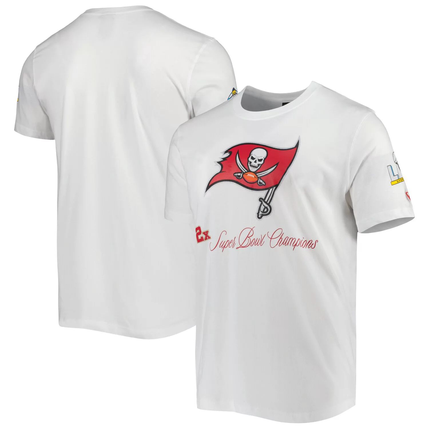 

Мужская белая футболка Tampa Bay Buccaneers Historic Champs New Era, Белый, Мужская белая футболка Tampa Bay Buccaneers Historic Champs New Era