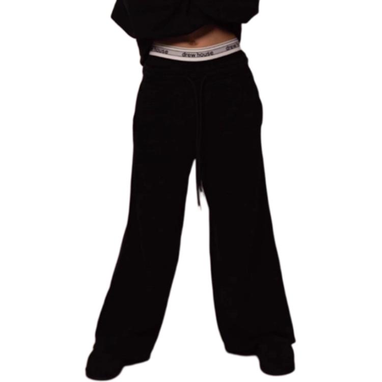 

SS25 вязаные спортивные штаны унисекс Drew House, черный