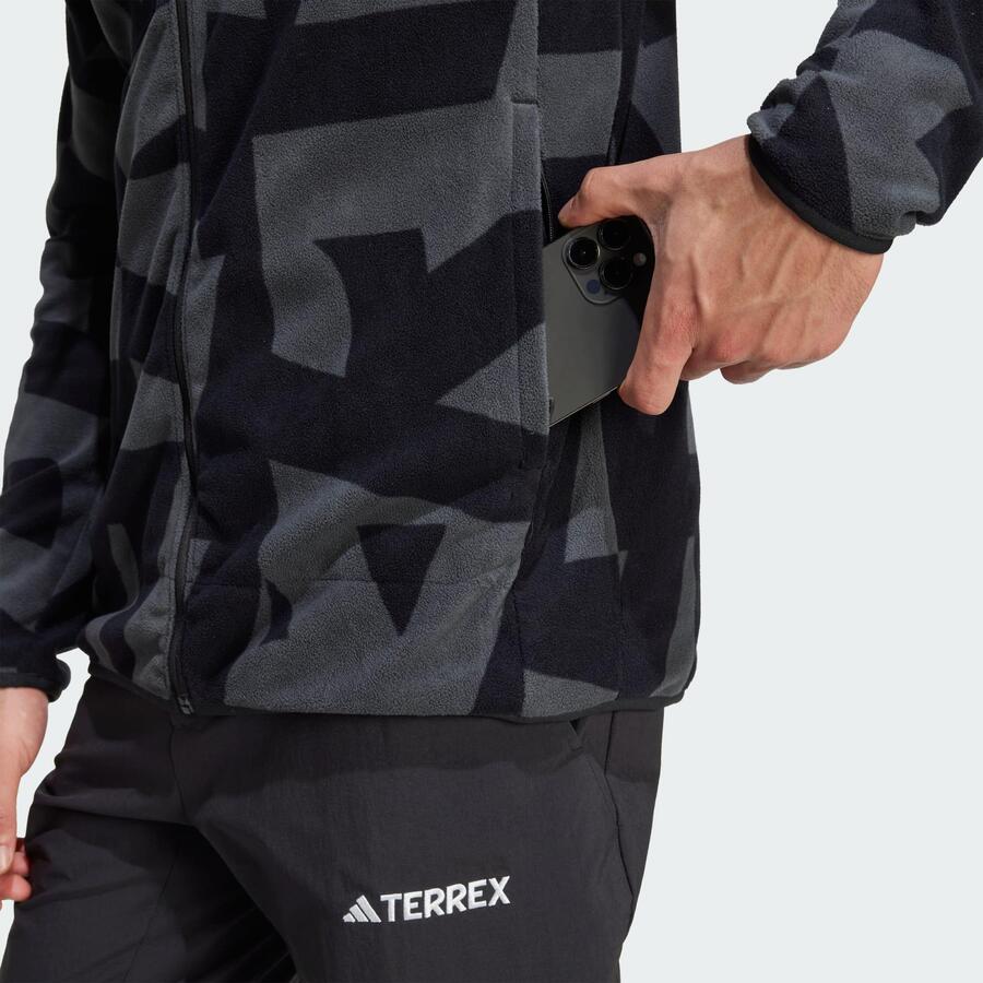 ADIDAS Флисовая куртка Terrex Multi Printed — фото 4