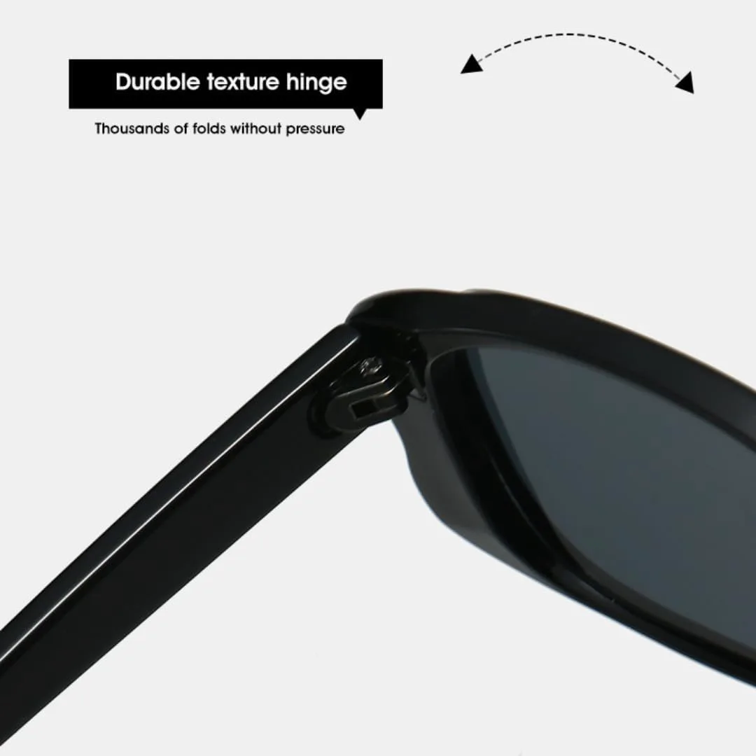 

Солнцезащитные очки в ретро-оправе для женщин, солнцезащитные очки для мужчин с оправой в виде бабочки, защита от УФ-излучения UV400 SZVVBKK, Black Yellow