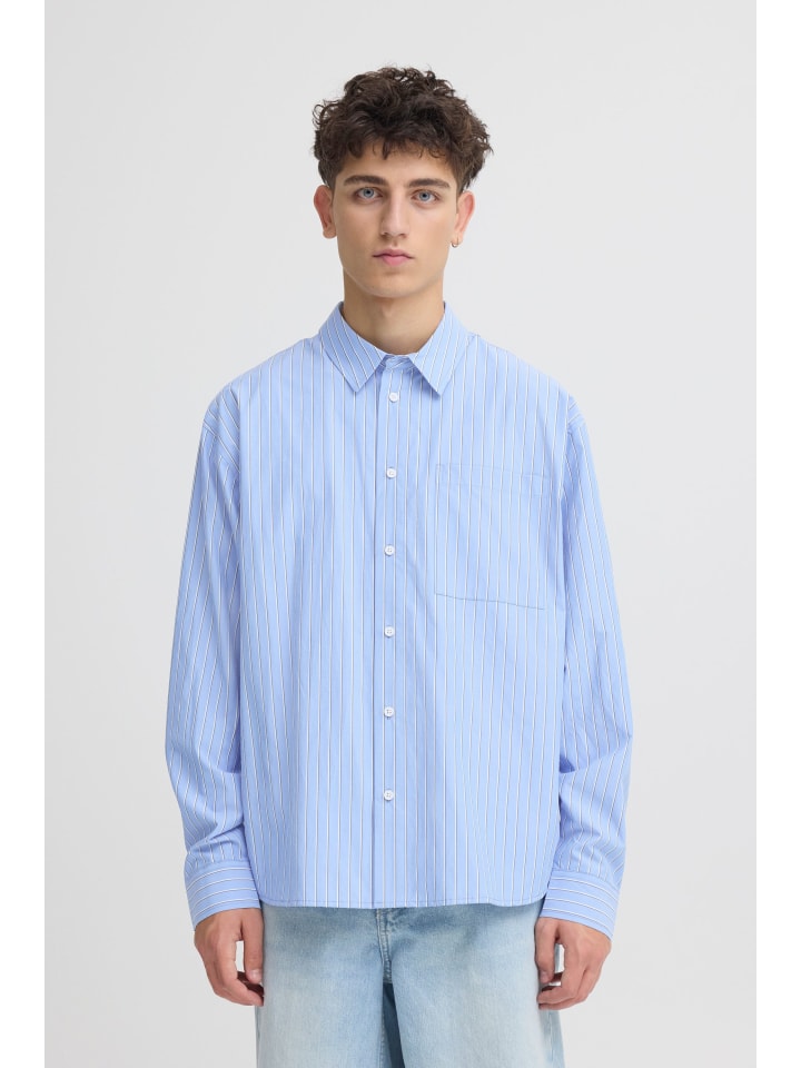 

!SOLID Рубашка с длинными рукавами SDTucker синего цвета