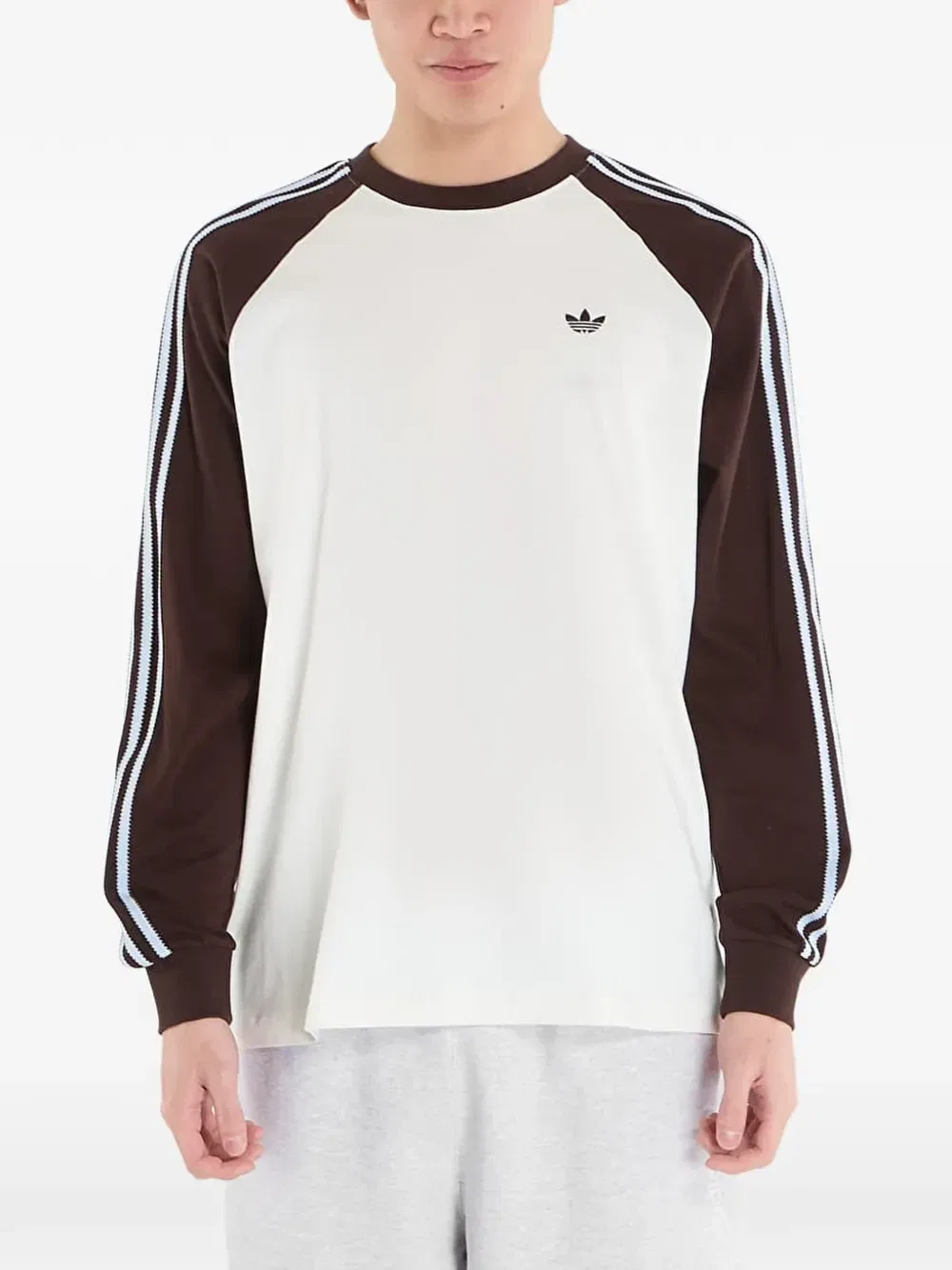Футболка с рукавами реглан Britcore Cali Adidas, бежевый