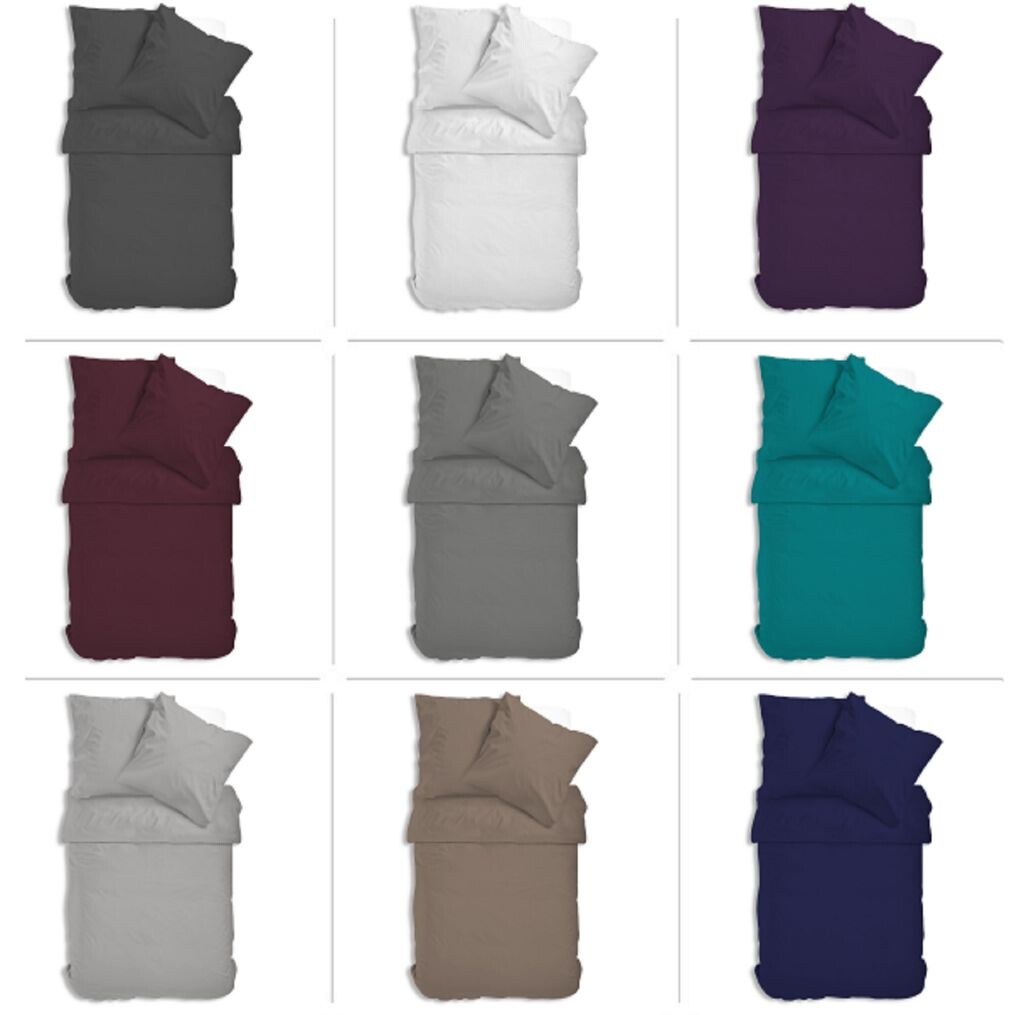 

Однотонное постельное белье, однотонные комплекты из микрофибры, пододеяльники, молния премиум-класса, размер: 2 шт., 155 х 220 см, цвет: бежевый/нуга/серо-коричневый One-Home