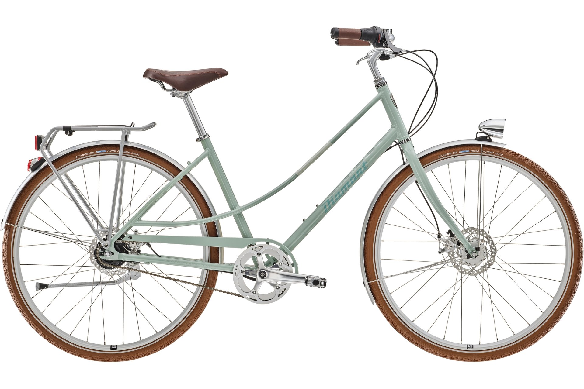 

Городской велосипед Diamant 885 - 28 дюймов - trapez, grün | moreagrün