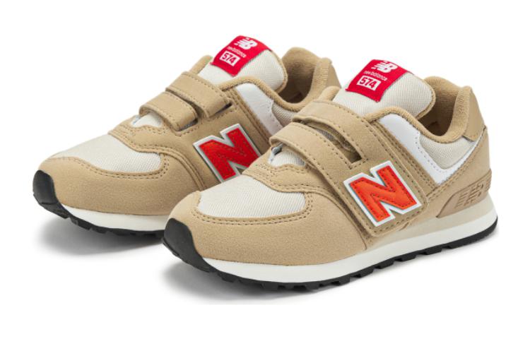 Низкие детские повседневные кроссовки New Balance цвета хаки — фото 2