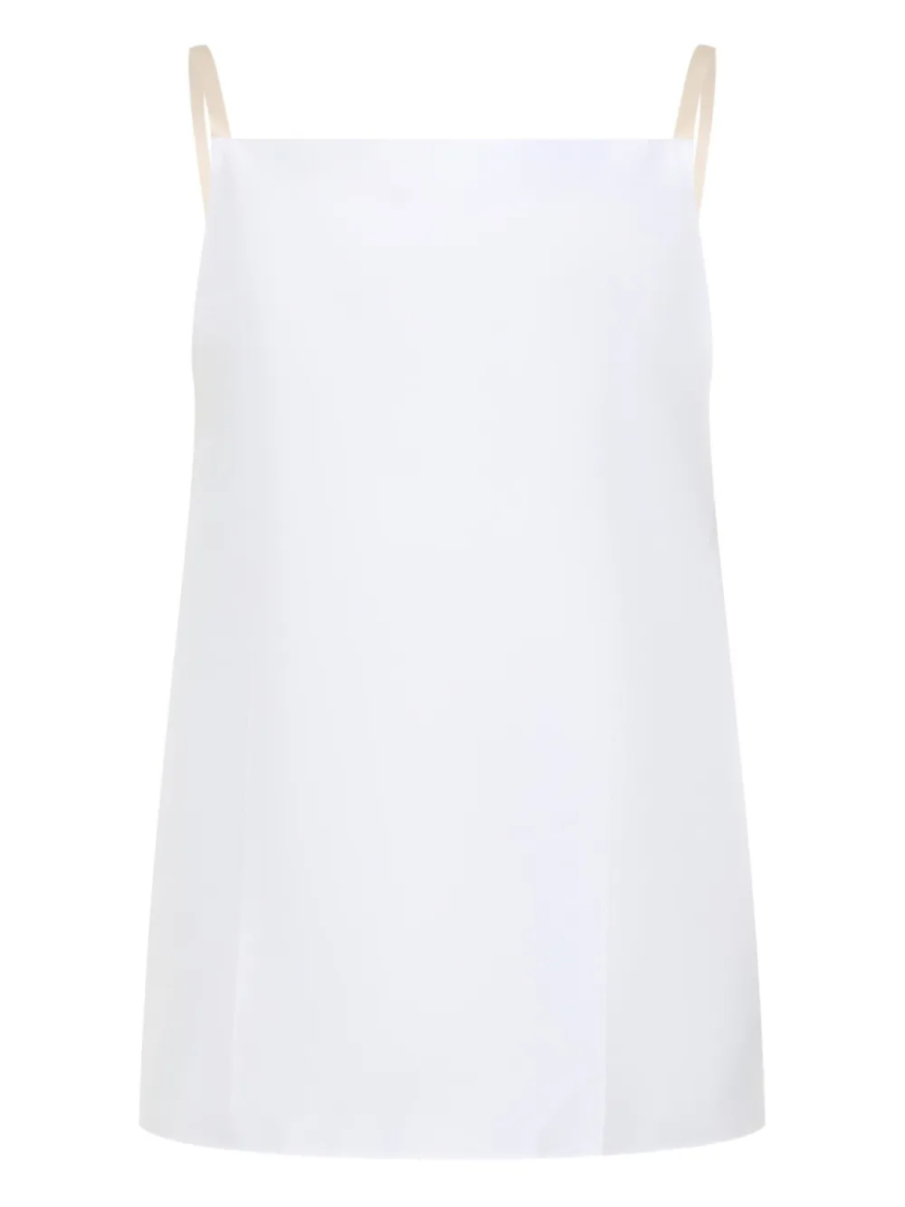 

Топ из смесового шелка Carven, белый