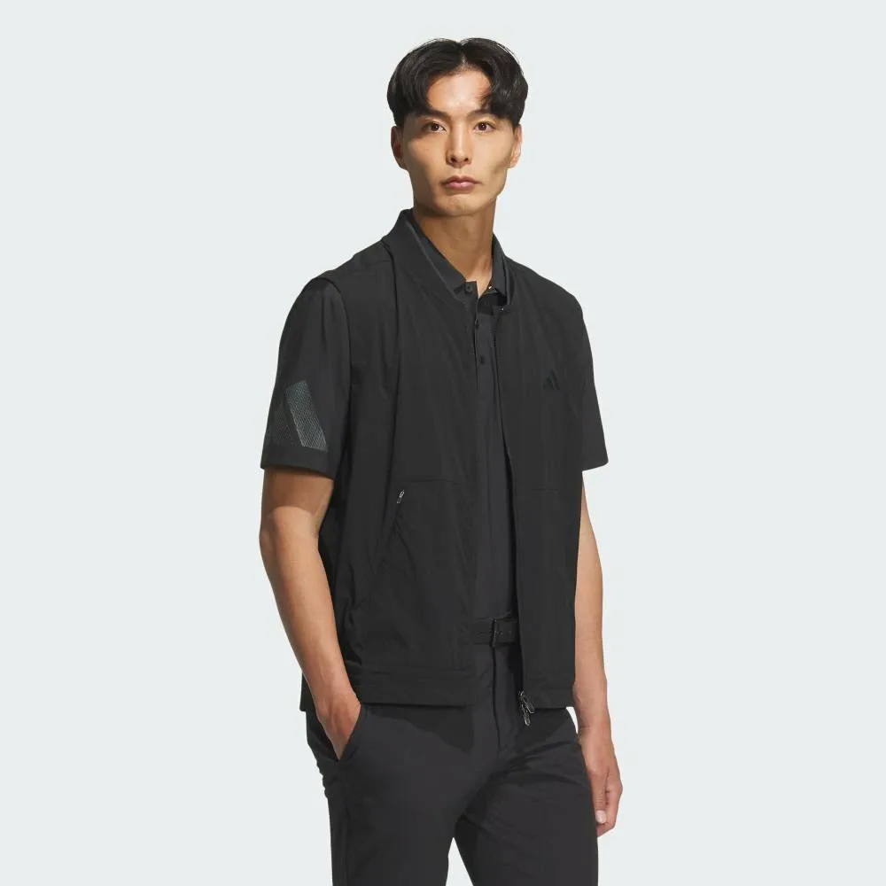 Ветрозащитный жилет для гольфа Adidas, black — фото 3