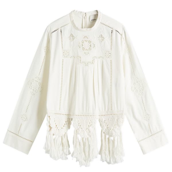 

Топ Severine с кисточками Isabel Marant, белый