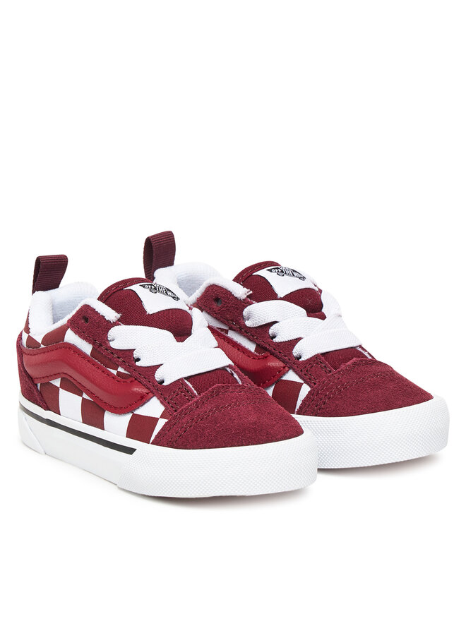Кроссовки Knu Skool Elastic Lace VN000D0KBRD1 Vans, красный — фото 2