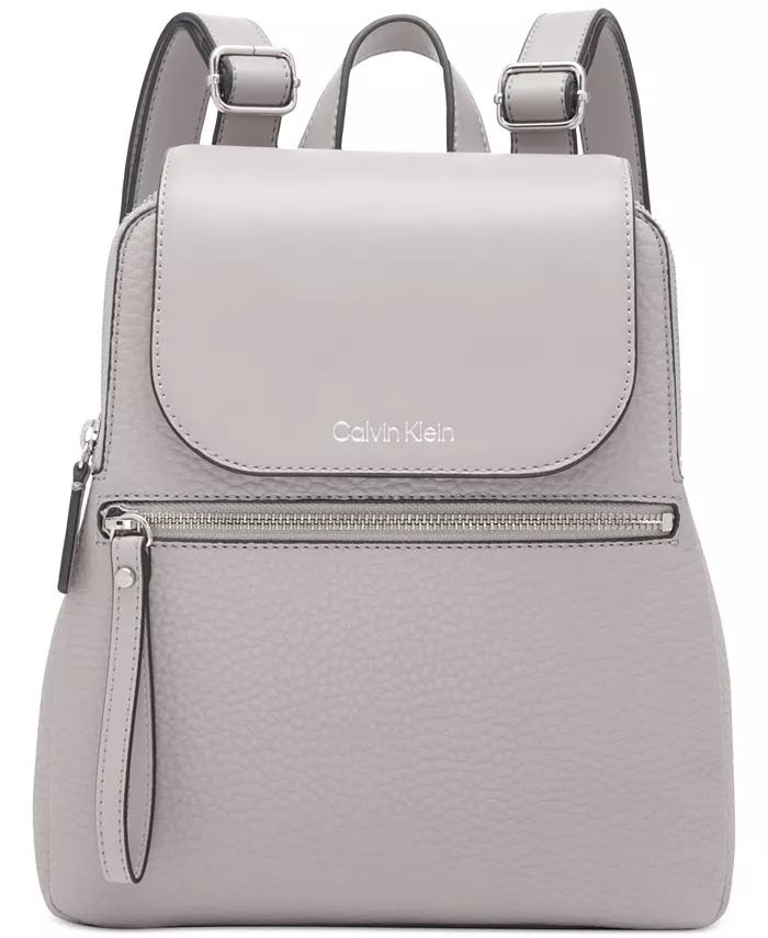 

Гранатовый рюкзак с тремя отделениями Calvin Klein, коричневый